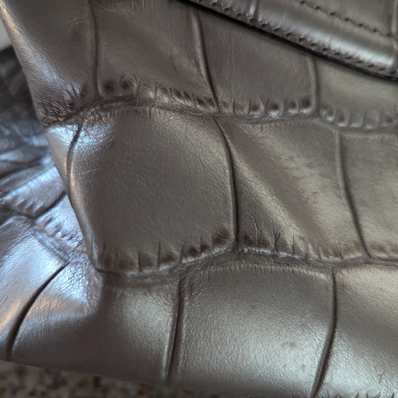 GUC Coach Ashley embossed croc satchel - Picture 10 of 12